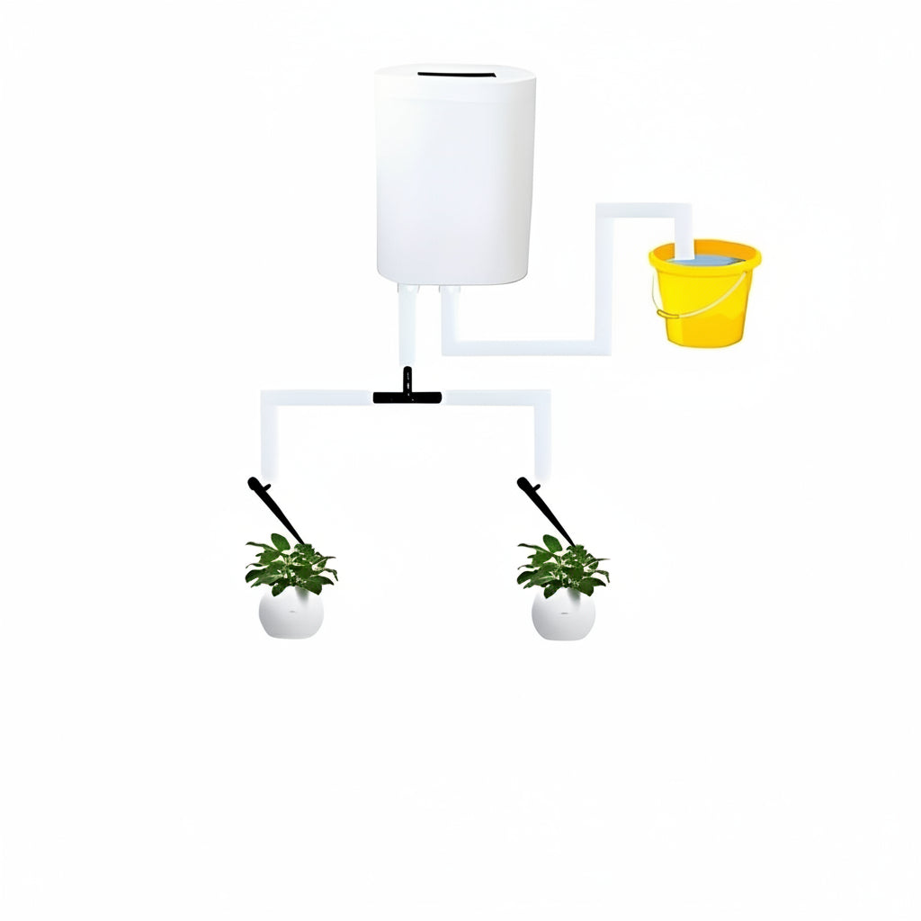 Automatische Bewässerungssteuerung für den Garten – für Blumen und Pflanzen – 8/4/2 Hauptsprinkler – Tropfbewässerungssystem – Gartenwerkzeuge
