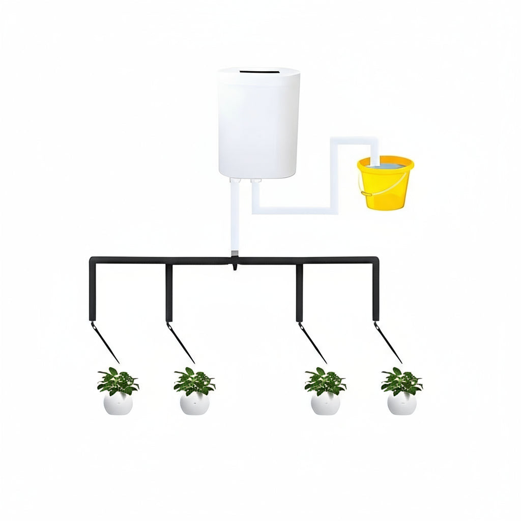 Automatische Bewässerungssteuerung für den Garten – für Blumen und Pflanzen – 8/4/2 Hauptsprinkler – Tropfbewässerungssystem – Gartenwerkzeuge