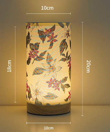 Elegant Natlampe i Linnedesign med Varmt Lys til Soveværelset – Hyggelig Indendørs Belysning-5