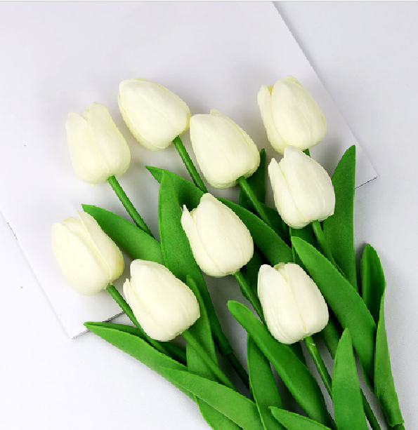 Variant image for Kunstige Tulipaner Buket i Høj Kvalitet – Realistiske Falske Blomster til Bryllupper og Indretning-2