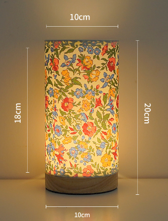 Variant image for Elegant Natlampe i Linnedesign med Varmt Lys til Soveværelset – Hyggelig Indendørs Belysning-2