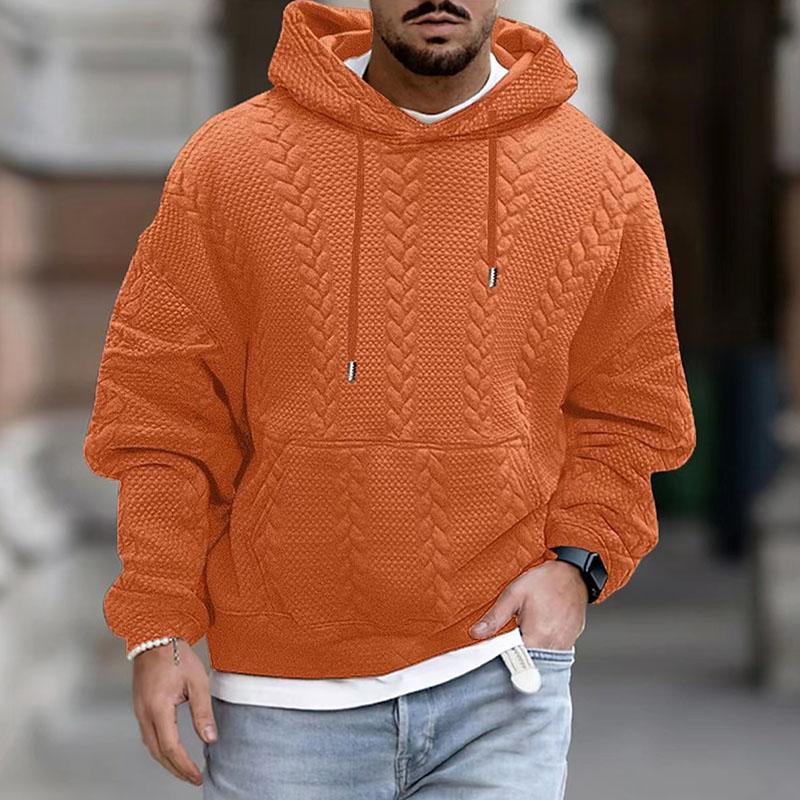 Bennett - Kapuzenpullover für Männer aus strukturiertem Strick