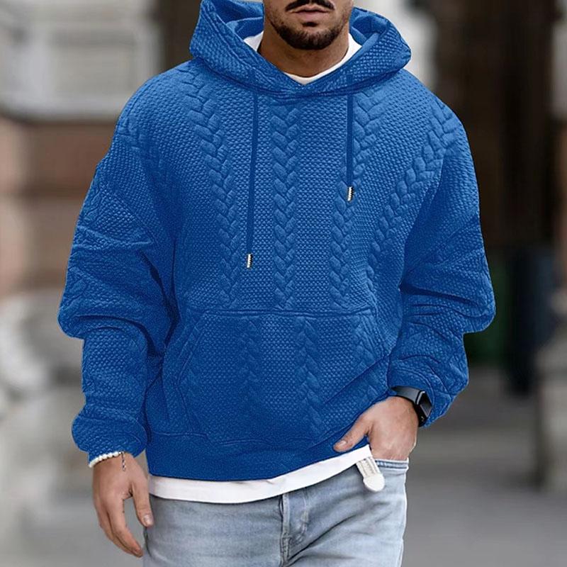 Bennett - Kapuzenpullover für Männer aus strukturiertem Strick