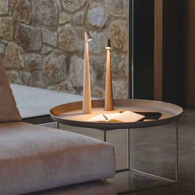 LumiFlex - Kabellose nordische minimalistische LED-Tischlampe
