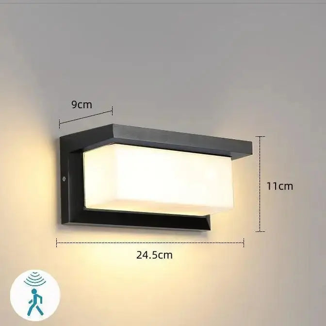 LumiSafe - Wetterfeste LED-Außenbeleuchtung | Intelligenter Bewegungssensor