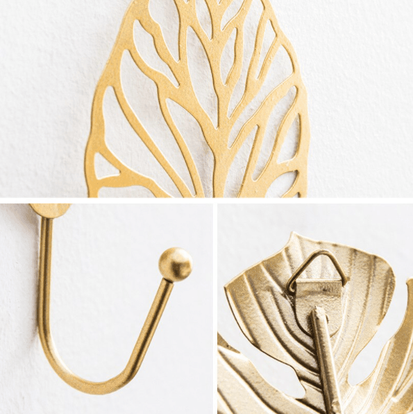 NordicTouch - Nordic Golden Leaves Wandhaken