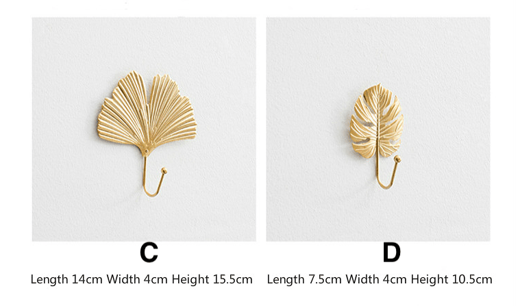NordicTouch - Nordic Golden Leaves Wandhaken