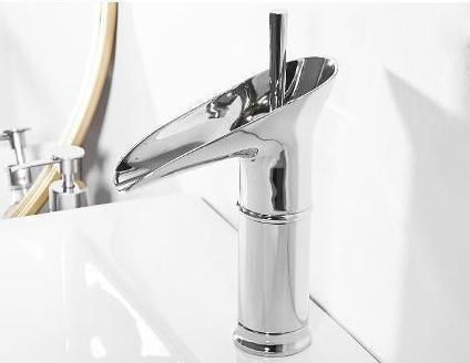 AquaLuxe - Wasserfall antike Wasserhahn Waschbeckenarmatur Messing Waschbeckenarmatur | 50% RABATT