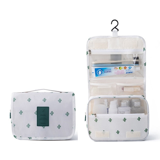Variant image for Vandafvisende Toilettas Organizer med Flere Opbevaringsrum og Praktisk Ophanghaak – Kompakt 18,5 x 24 cm-9