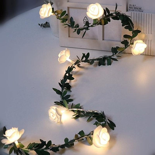 VineSpark - Blätternde, blühende Ranken aus LED-Licht