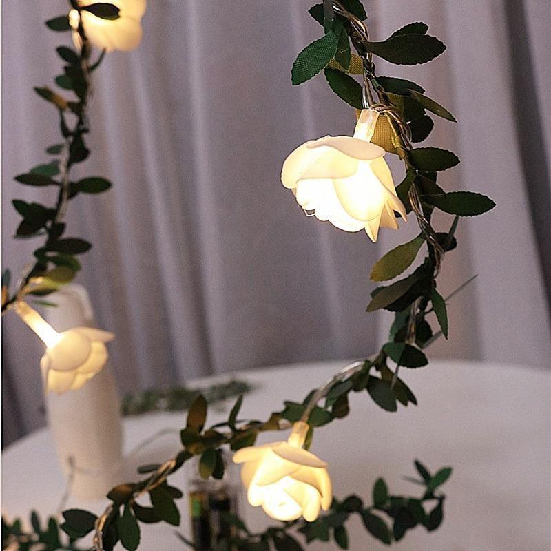 VineSpark - Blätternde, blühende Ranken aus LED-Licht