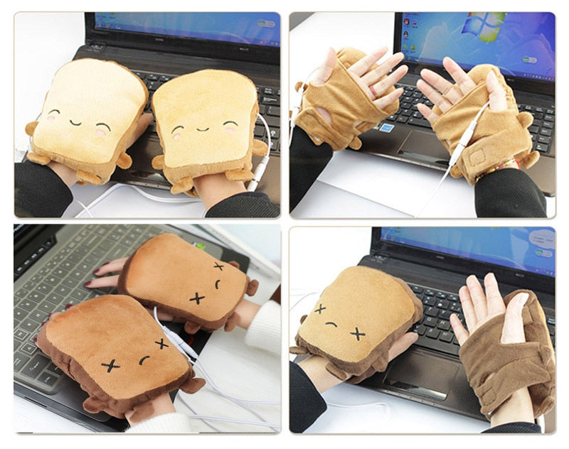 WarmBuddy - Toastform fingerlose Handwärmerhandschuhe