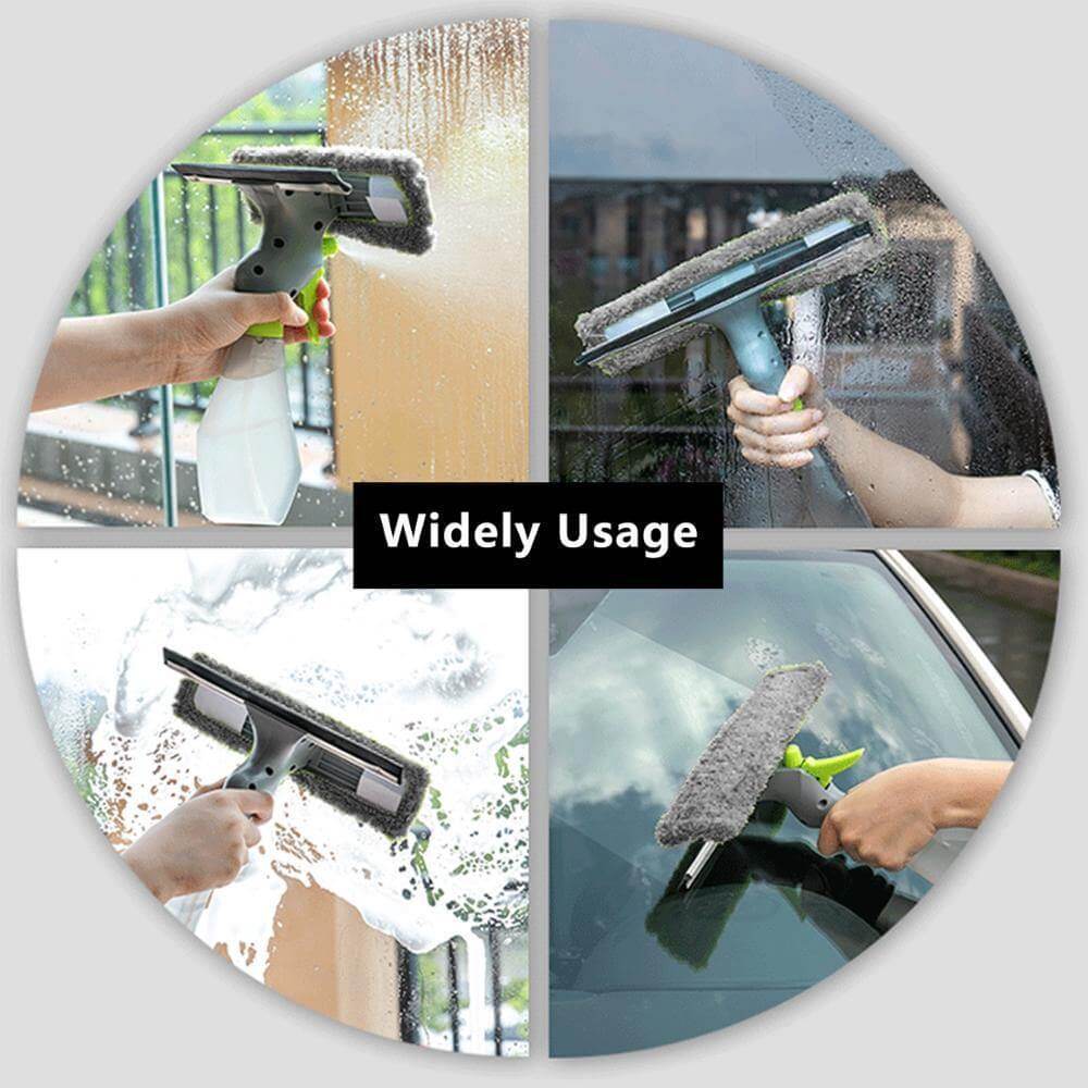 GlanzMax - 3-in-1 Sprühflasche für Fenster- und Scheibenwischer