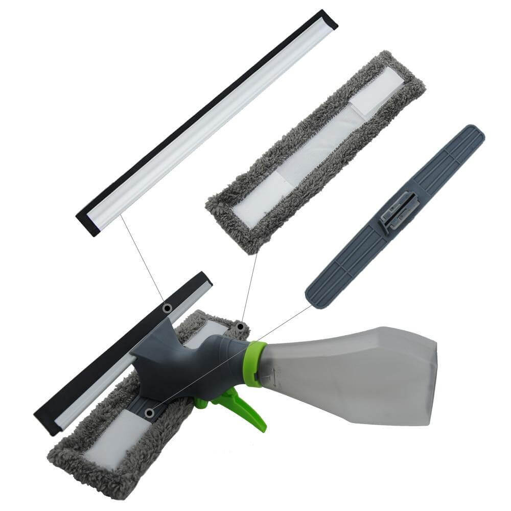 GlanzMax - 3-in-1 Sprühflasche für Fenster- und Scheibenwischer