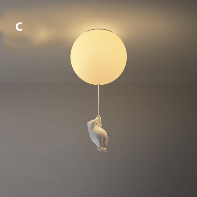 BearGlow - Luftballon Bären Deckenlampe