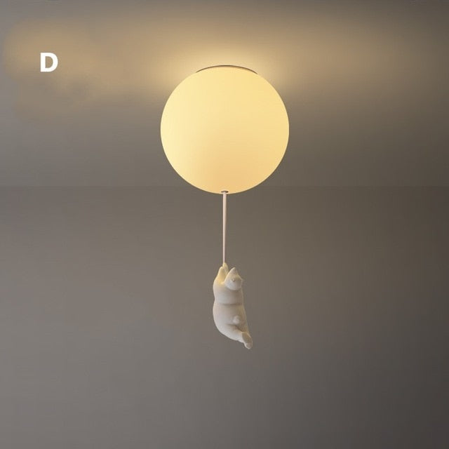 BearGlow - Luftballon Bären Deckenlampe