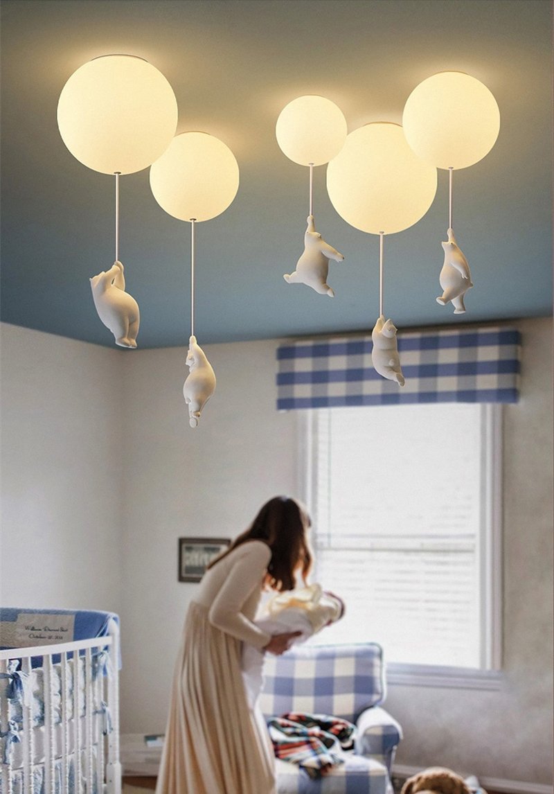 BearGlow - Luftballon Bären Deckenlampe