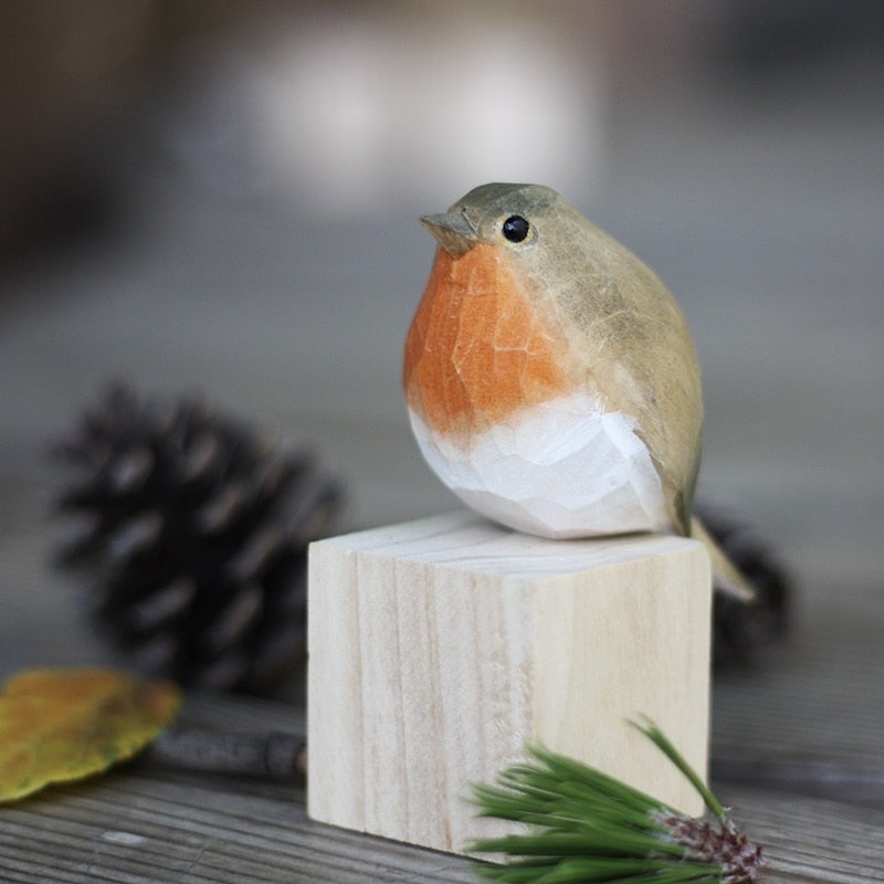 Fuglemagi - handgefertigte Vögel aus Holz