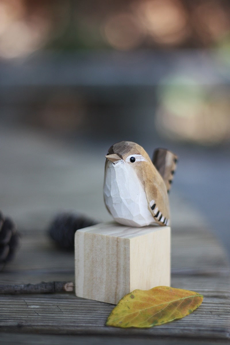 Fuglemagi - handgefertigte Vögel aus Holz
