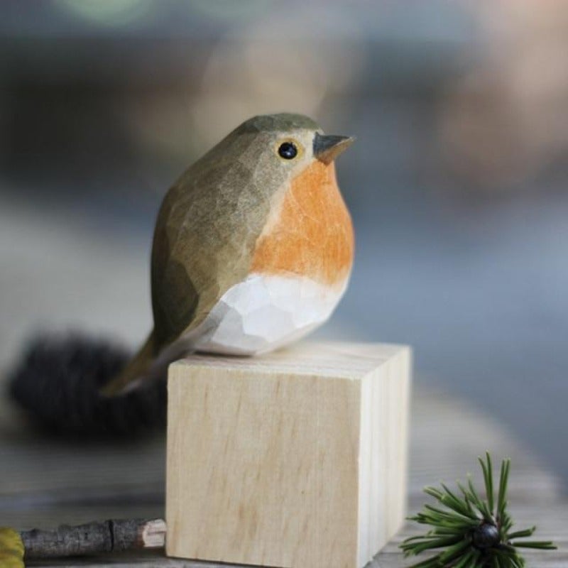 Fuglemagi - handgefertigte Vögel aus Holz