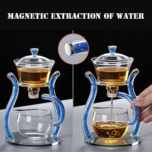 PureSteep - Luxuriöse magnetische Teebereitungseinheit aus Kristall