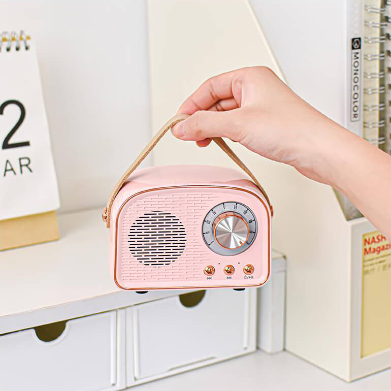 SoundSphere - Retro runde Radio Bluetooth-Lautsprecher