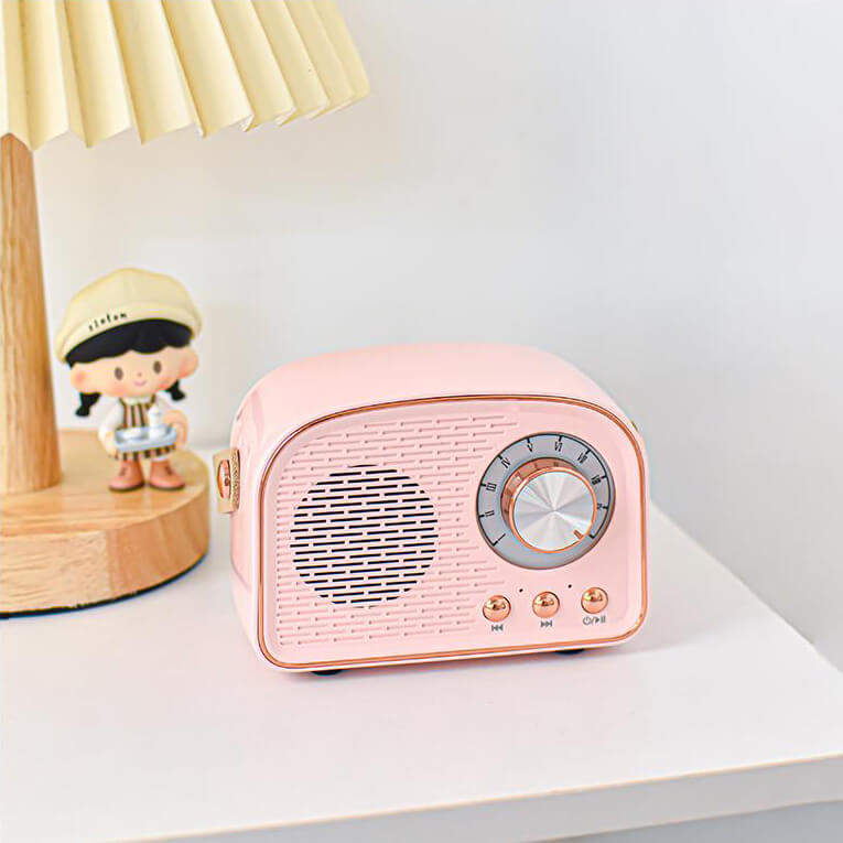 SoundSphere - Retro runde Radio Bluetooth-Lautsprecher