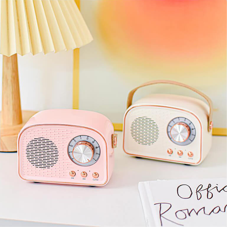 SoundSphere - Retro runde Radio Bluetooth-Lautsprecher