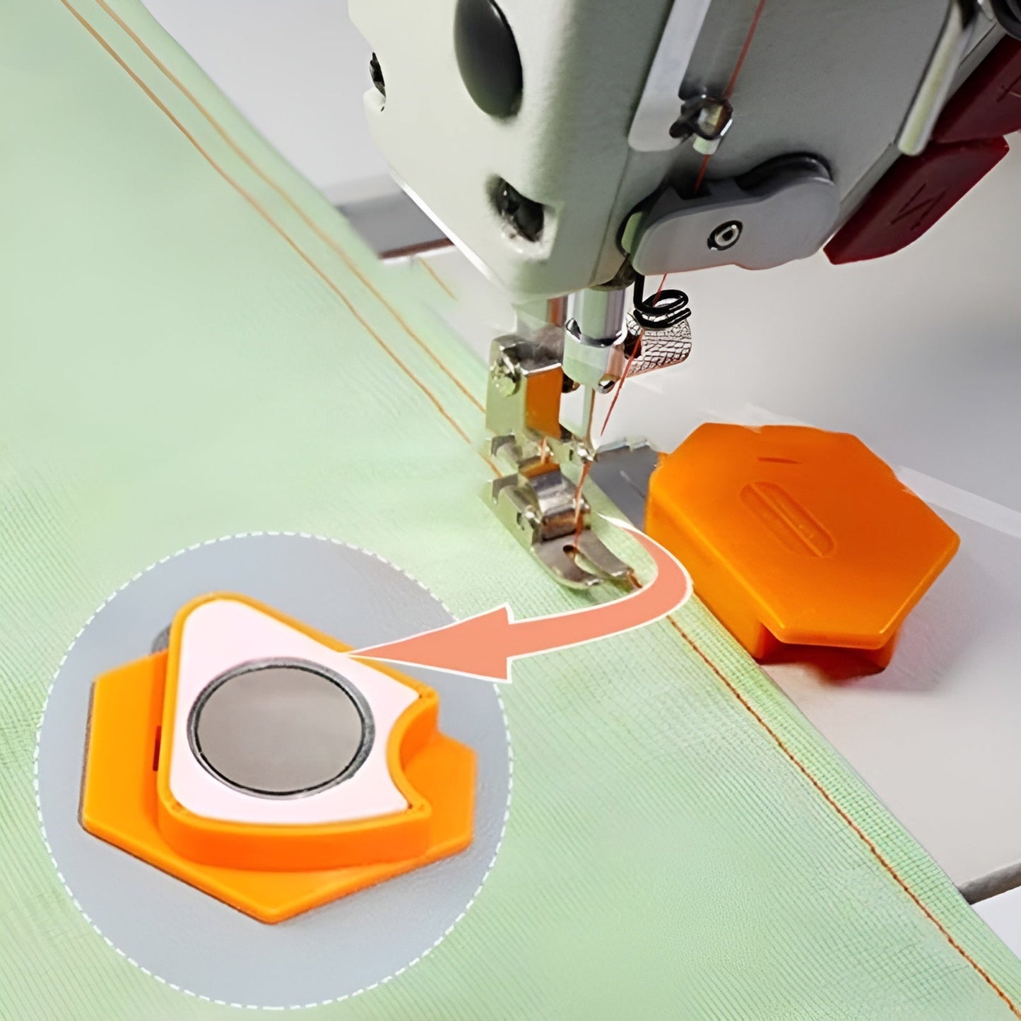 Magnetische Schneiderlineal — Perfekte Nähte jedes Mal