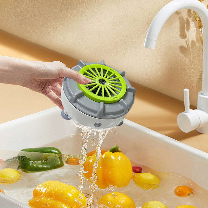 PureSpin Obst- & Gemüsereiniger | Chemiefreie Hygiene | USB-Ladung | ABS & Silikon