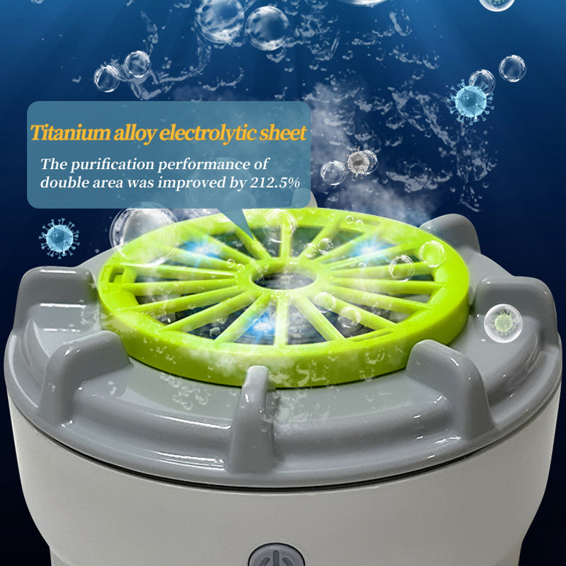 PureSpin Obst- & Gemüsereiniger | Chemiefreie Hygiene | USB-Ladung | ABS & Silikon