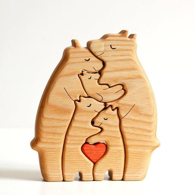 HearthHugs Holzpuzzle Ornamente — Liebe täglich vereinen
