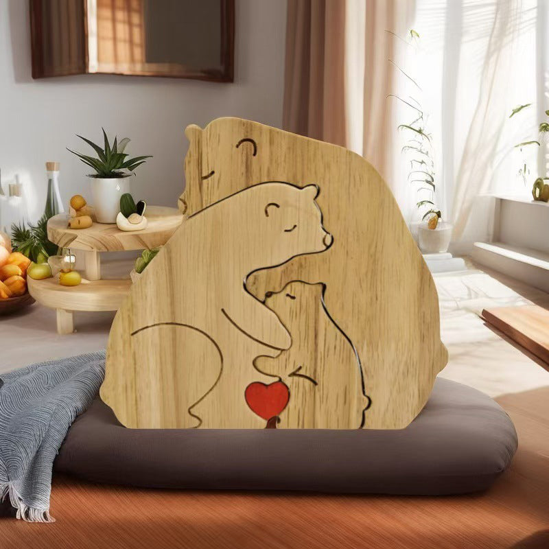 HearthHugs Holzpuzzle Ornamente — Liebe täglich vereinen