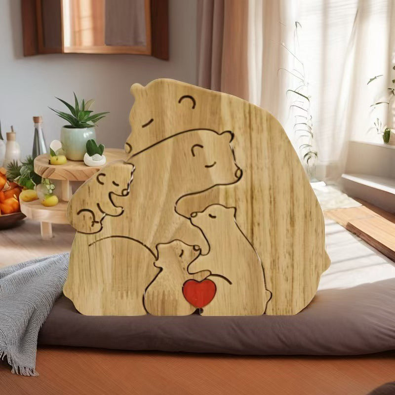 HearthHugs Holzpuzzle Ornamente — Liebe täglich vereinen