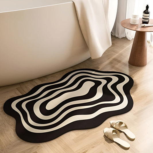 SafeDry Pro - schnell trocknende, superabsorbierende und rutschfeste Badematte