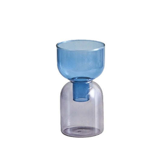 EleganzViva - Zweiteiliges Terrarien-Set mit Mini-Knopfvasen