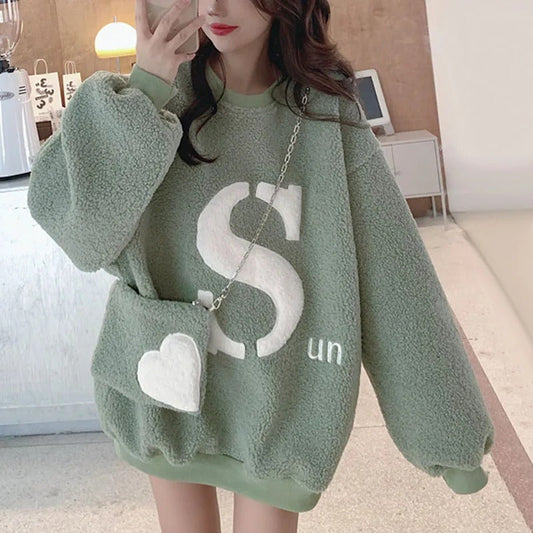 Blythe - Langärmlige Lamm-Sweatshirts | Wärme und Stil