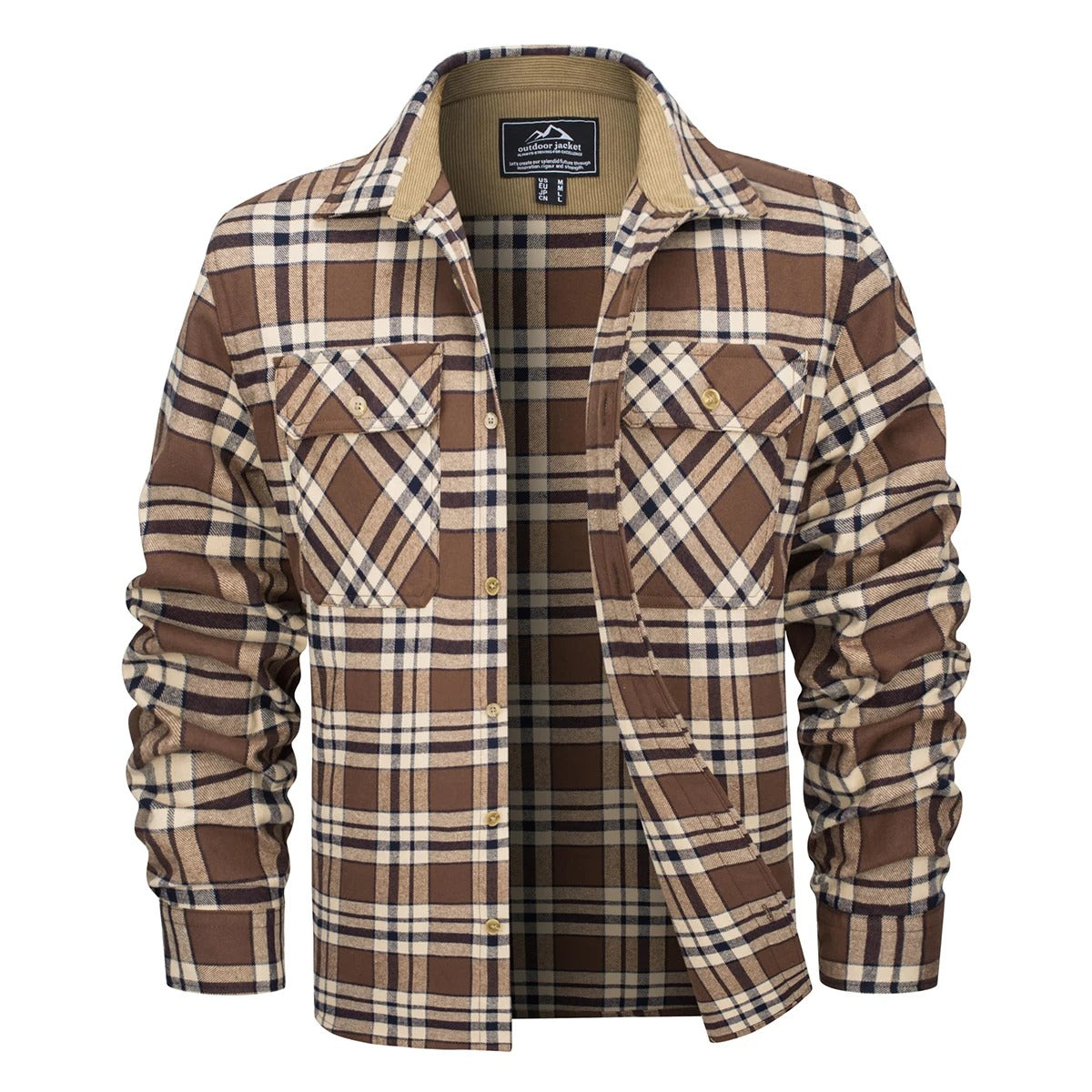 StyleComfort - Gefüttertes Flanellhemd für Männer | Wärme und lässiger Chic für kalte Tage