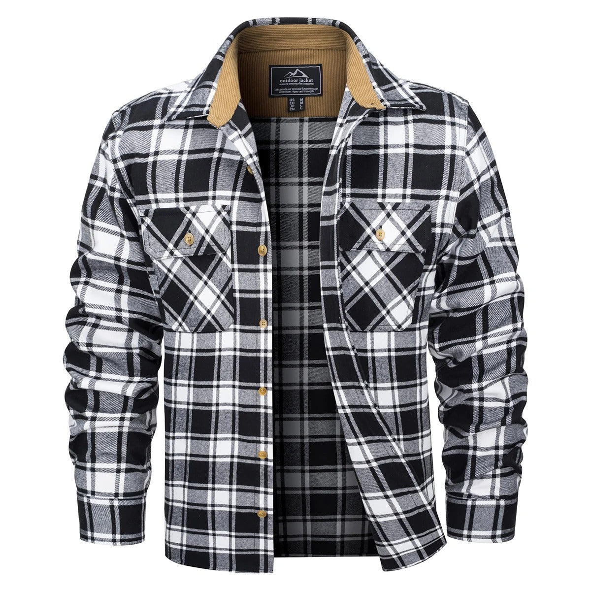 StyleComfort - Gefüttertes Flanellhemd für Männer | Wärme und lässiger Chic für kalte Tage