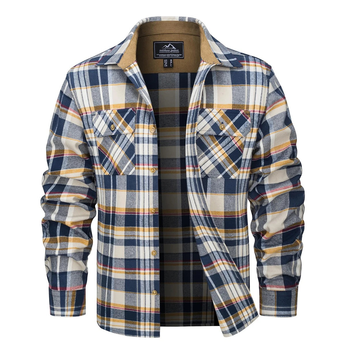 StyleComfort - Gefüttertes Flanellhemd für Männer | Wärme und lässiger Chic für kalte Tage