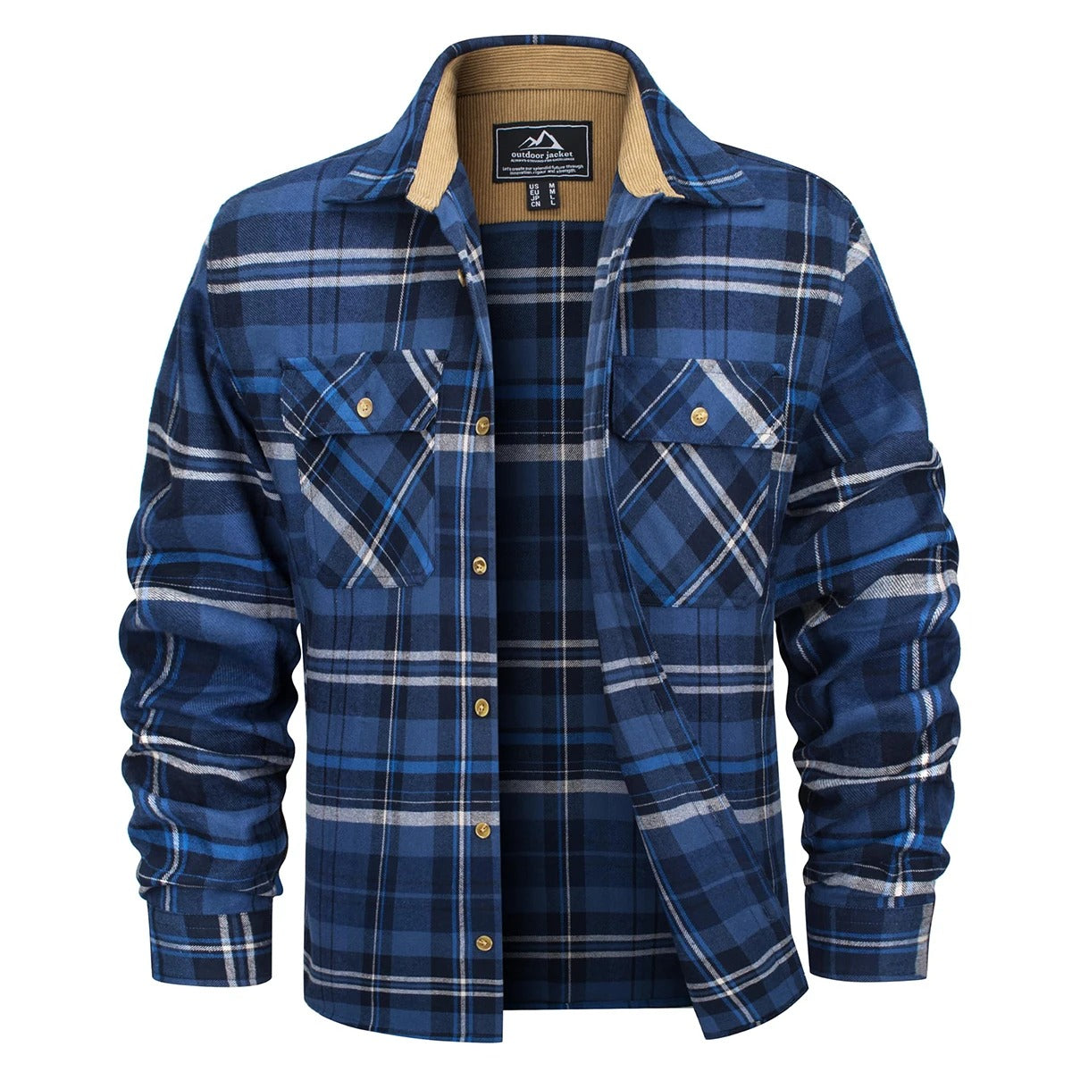 StyleComfort - Gefüttertes Flanellhemd für Männer | Wärme und lässiger Chic für kalte Tage