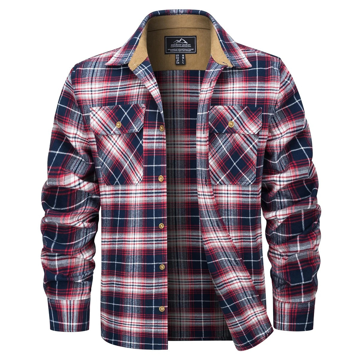 StyleComfort - Gefüttertes Flanellhemd für Männer | Wärme und lässiger Chic für kalte Tage